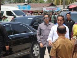 Pengamanan kunjungan kerja President RI  Jokowidodo Ke  Lampung Tengah