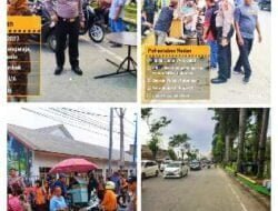 Di Nilai Rawan Kecelakaan Laka Lantas, PKL Serta Parkir Liar Trotoar Jalan Sisingamangaraja Ditertibkan Kapolsek Patumbak & Tiga Pilar