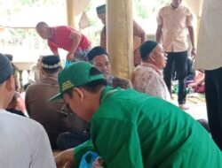 Kelompok 104 KKN-PPM Unimal Ikut Andil Kegiatan Kenduri Blang di Desa Cot Euntung, Kecamatan Nisam