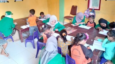 KKN-PPM di kelompok 104 Universitas Malikussaleh Membantu Proses Belajar Mengajar TK di Desa Cot Euntung, Kecamatan Nisam