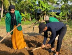 Komitmen Dengan Kesehatan, KKN 11 Buatkan Taman Herbal Untuk Masyarakat Gampong Teupin Banja.