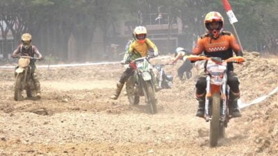 HUT TNI Ke-78, Kodim 0509/Kabupaten Bekasi Gandeng IMI Gelar Bekasi Trail Army Enduro