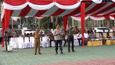 Ciptakan Pesta Demokrasi Aman dan Damai, Polres Metro Bekasi Gelar Simulasi Pengamanan Pemilu 2024