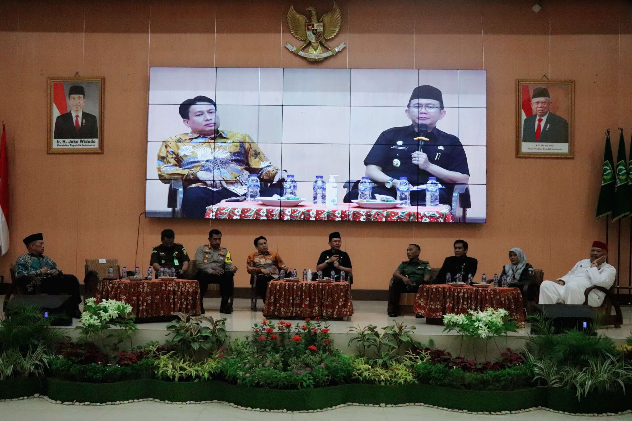 Deklarasi Pemilu Damai, Pemkab Bekasi dan Forkopimda Ajak Dialog Ormas-LSM se-Kabupaten Bekasi