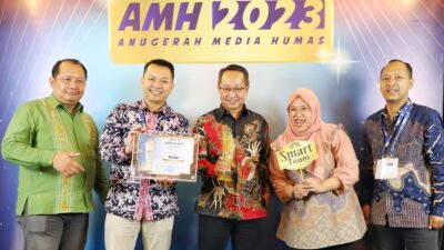 Diskominfosantik Kabupaten Bekasi Raih Juara II Nasional Anugerah Media Humas 2023