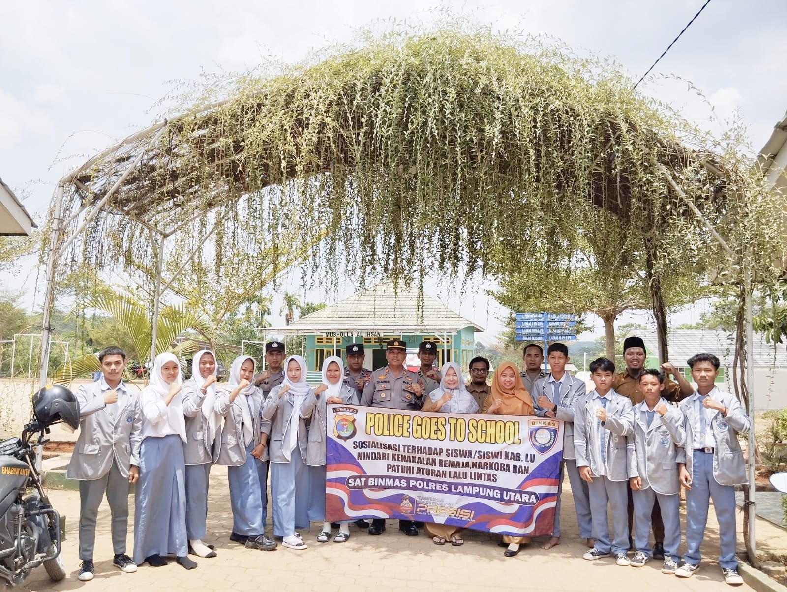 Antisipasi Bullying, Polres Lampung Utara Tingkatkan Sambangi Sekolah di SD, SMP Hinga SMA