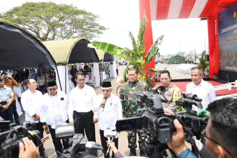 Kunjungan Kerja ke Bekasi, Wapres: Lahan Milik Pemerintah Akan Dimaksimalkan Jadi Lahan Produktif