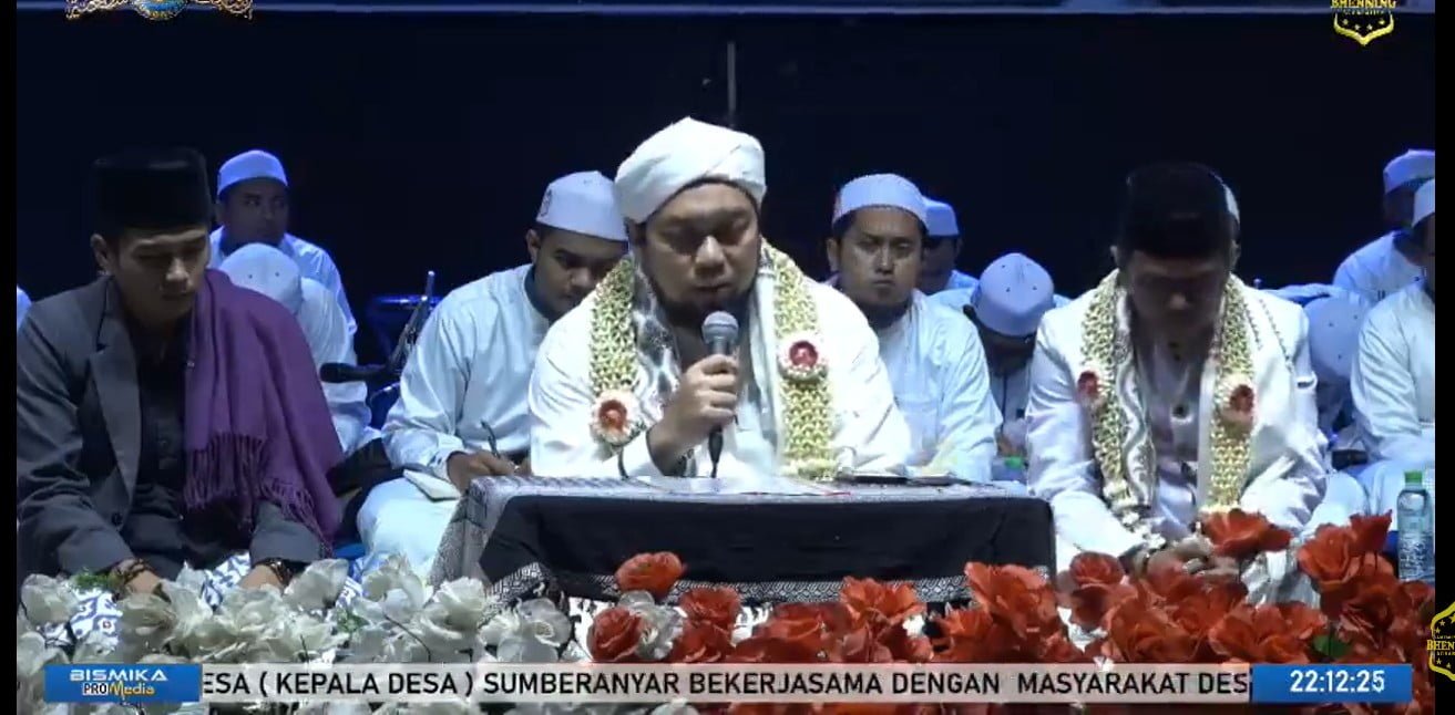 Kepala Desa Sumber Anyar Jambisari DS Gelar Acara Maulid Nabi Dan Selamatan Desa