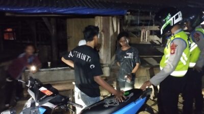 Satuan Samapta Polres Pali Aktif Melakukan Patroli Malam Cegah Gangguan Kamtibmas Sekaligus Juga Mencegah Aksi Tindakan kriminal Lainnya