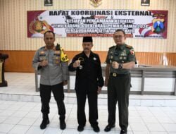 Rakor Eksternal Polres Madiun Kota Guna Siapkan Pengamanan Deklarasi Pemilu Damai 2024 PSHT Se- Madiun Raya