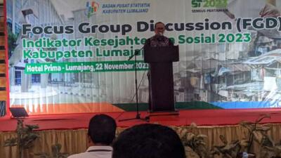 Workshop Fokus Discussion Indikator Kesejahteraan Sosial di Kabupaten Lumajang