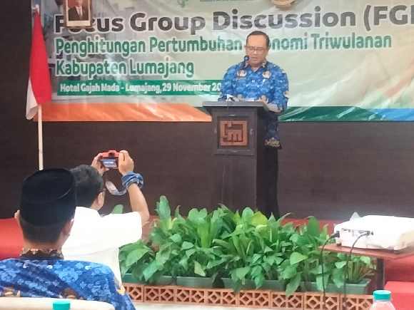 FGD Penghitungan Pertumbuhan Ekonomi Triwulanan di Kabupaten Lumajang