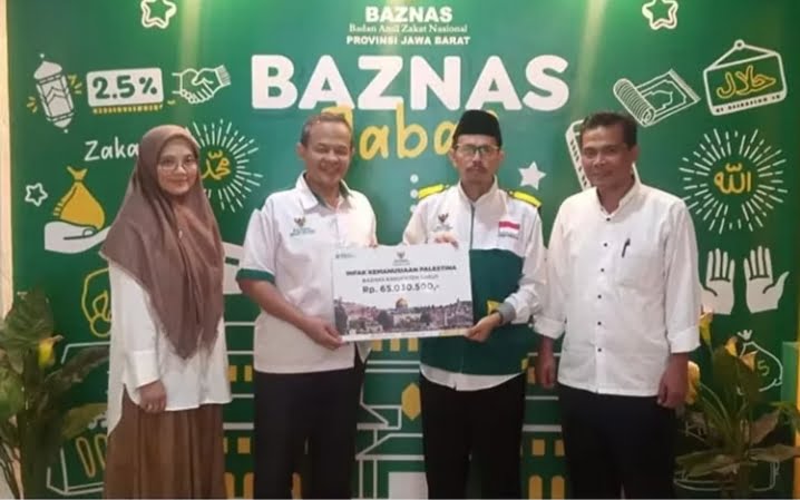 BAZNAS Kabupaten Garut Salurkan Donasi Untuk Rakyat Palestina