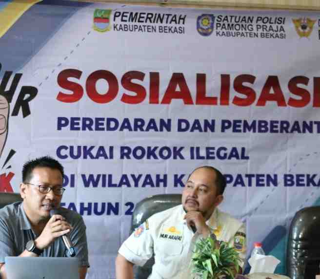 Terobosan dalam Pemberantasan Rokok Ilegal:Satpol PP Kabupaten Bekasi dan Bea Cukai Cikarang Bersinergi