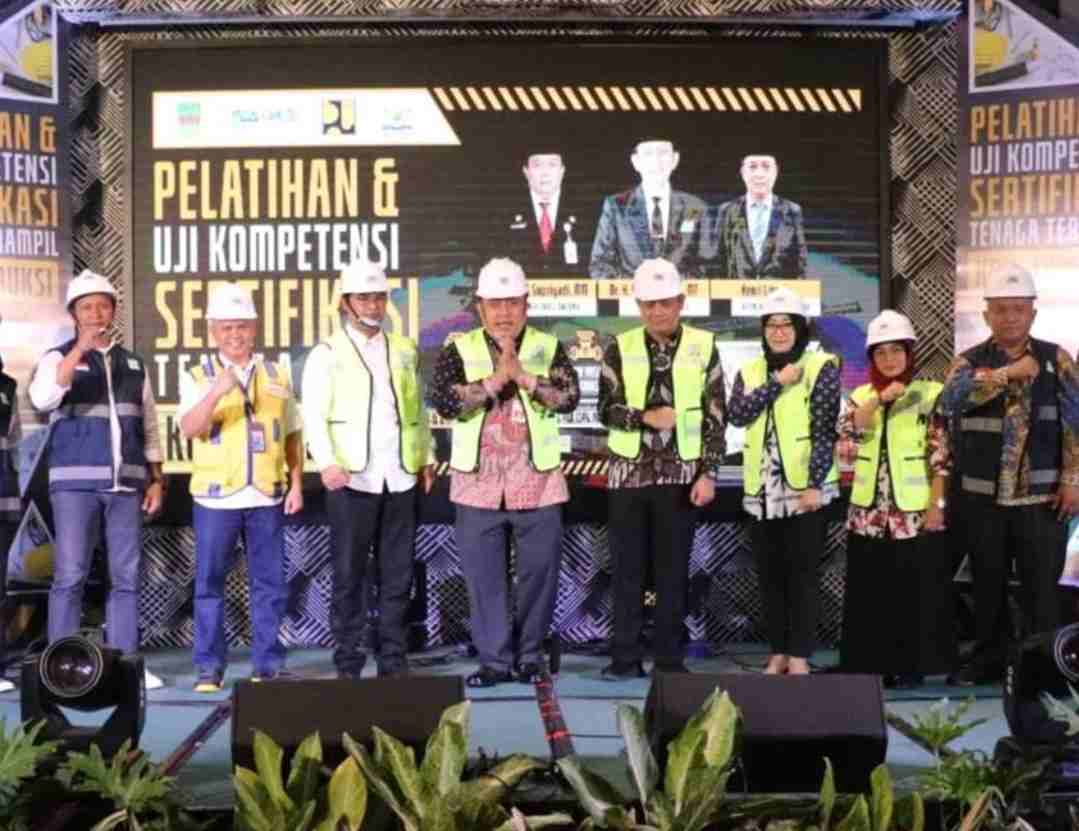 Uji Kompetensi Sertifikasi Tenaga Konstruksi digelar Dinas SDABMBK Kabupaten Bekasi