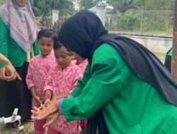 KKN-PPM Universitas Malikussaleh kelompok 90, Sosialisasi Proker Cuci Tangan Sejak Dini di TK, RA-IDH - HAQ