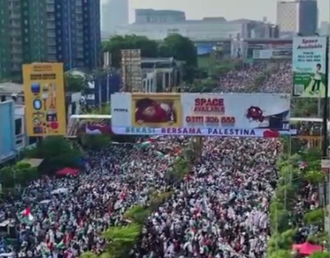 Bekasi Bersama Palestina, Pj. Wali Kota Bekasi: "Bersama Menyuarakan Kemerdekaan Palestina"