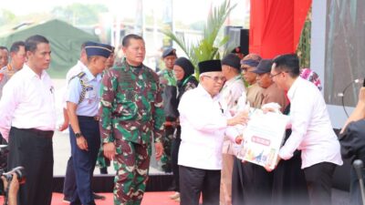 Pj Bupati Bekasi Dampingi Wapres Ma’ruf Amin Kick Off Gerakan Ketahanan Pangan Nasional 2023