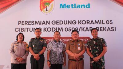 Gedung Baru Koramil 05 Cibitung Diresmikan