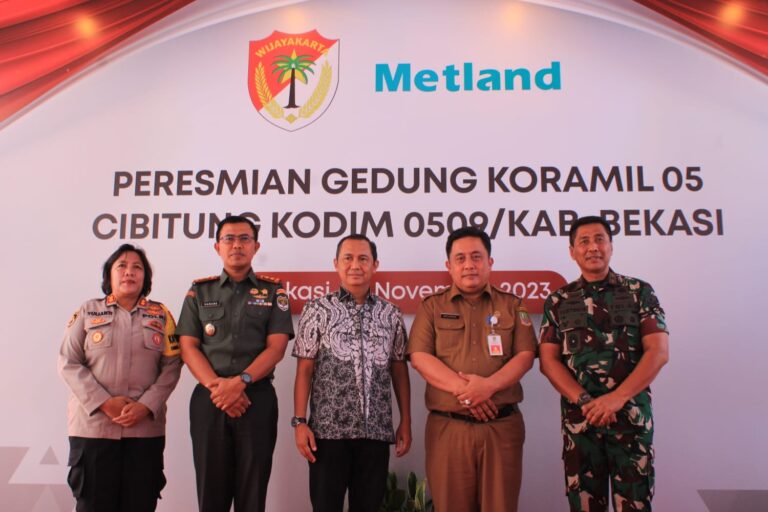 Gedung Baru Koramil 05 Cibitung Diresmikan