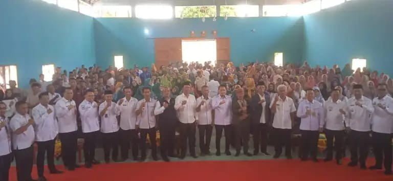 Kunjungan Kerja (Kunker) dan silaturahmi Bupati dan Wakil Bupati Lampung Utara Ke kecamatan Abung barat