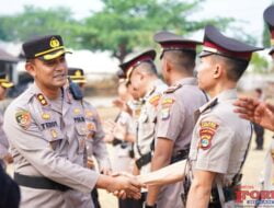 Kapolres  AKBP Teddy Rachesna Pimpin 7  Pejabat Utama Polres lampung utara