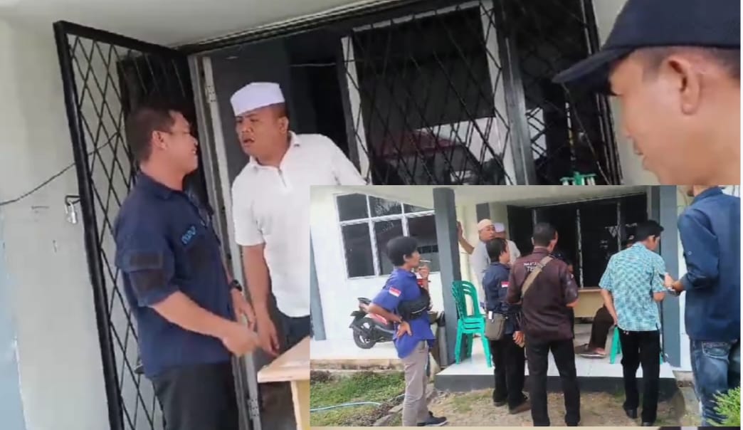 Sejumlah Wartawan di Perlakukan Kasar dan Arokan Oleh Oknum Petugas Penjaga Meja KPU Lampung Utara