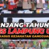 Sepanjang Tahun 2023,Polres Lampung Utara Ungkap 849 Kasus Kejahatan Gangguan Kamtibmas