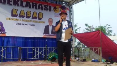 Relawan KASAD Siap Memperjuangkan Kemenangan H. Adang Ahmadi, SE. Caleg DPRD partai NASDEM No.1 Dapil 7 Kabupaten Bekasi