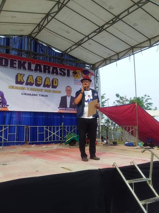 Relawan KASAD Siap Memperjuangkan Kemenangan H. Adang Ahmadi, SE. Caleg DPRD partai NASDEM No.1 Dapil 7 Kabupaten Bekasi