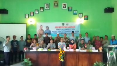 Pemdes Simpang Tais Gelar Musrenbangdes dan Musdes pengesahan, Penetapan RKPdes tahun 2024.