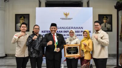 Kemenkumham Jabar Raih Predikat Badan Publik Kategori Instansi Vertikal “Informatif” Pada Penganugerahan Keterbukaan Informasi Publik 2023