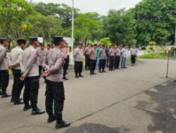 Polsek Cikarang Selatan Gelar Pelepasan Mutasi Anggotanya