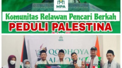 Komunitas Relawan Pencari Berkah (RPB) Melalui MPA Indonesia Berikan Bantuan Untuk Palestina