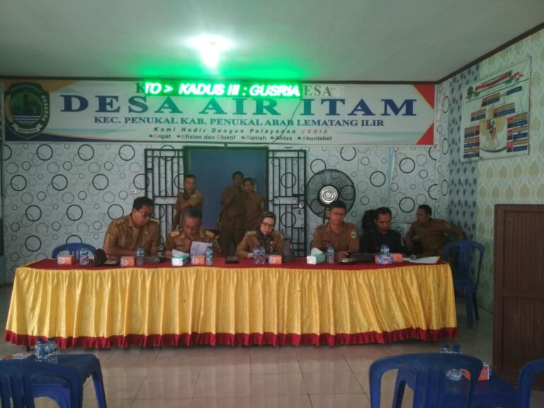 Pemerintah Desa Air Itam Adakan Lelang Lebak Lebung, Sungai,  dan Suak