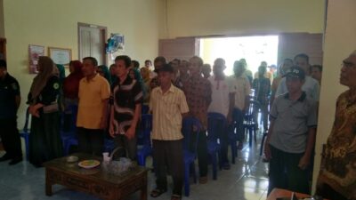 Polsek Penukal Abab Mengikuti Musrenbangdes Di Desa Raja Jaya