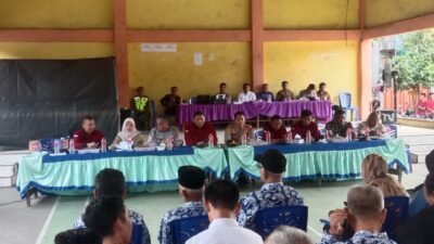 Polsek Penukal Utara Hadiri Kegiatan Lelang Lebak Lebung Sungai di Desa Tempirai