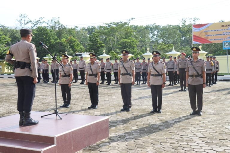 Kapolres PALI Pimpin Langsung Acara Sertijab