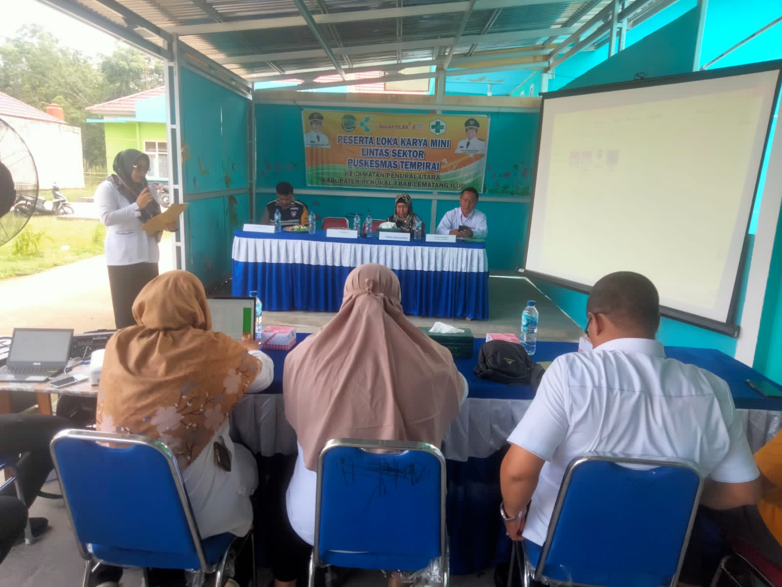Polsek Penukal Utara Turut Meramaikan Kegiatan Rapat Mini Loka Karya Se-Kecamatan Penukal Utara,