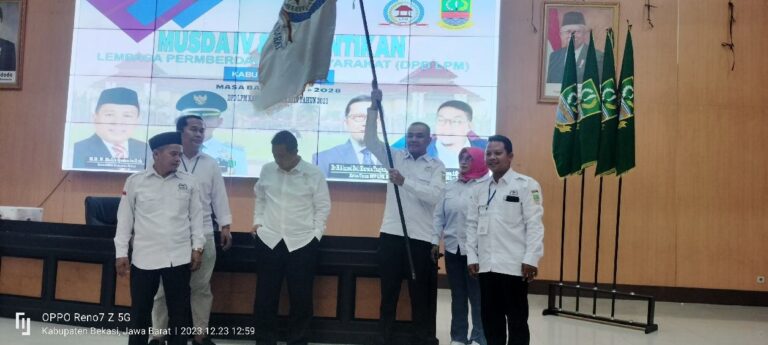 Bustaman Terpilih Sebagai Ketua LPM Kabupaten Bekasi Periode 2023-2028 di Musyawarah Daerah (MUSDA) IV Kabupaten Bekasi