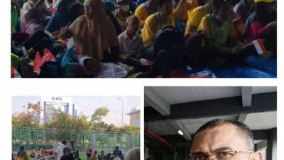 Miris !!! Penutupan Pesta Olahraga Penyandang Disabilitas di Emperan Stadion Candrabaga