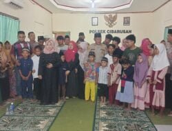 Dana Infaq Anggota Polsek Cibarusah Disalurkan untuk Santunan Anak Yatim