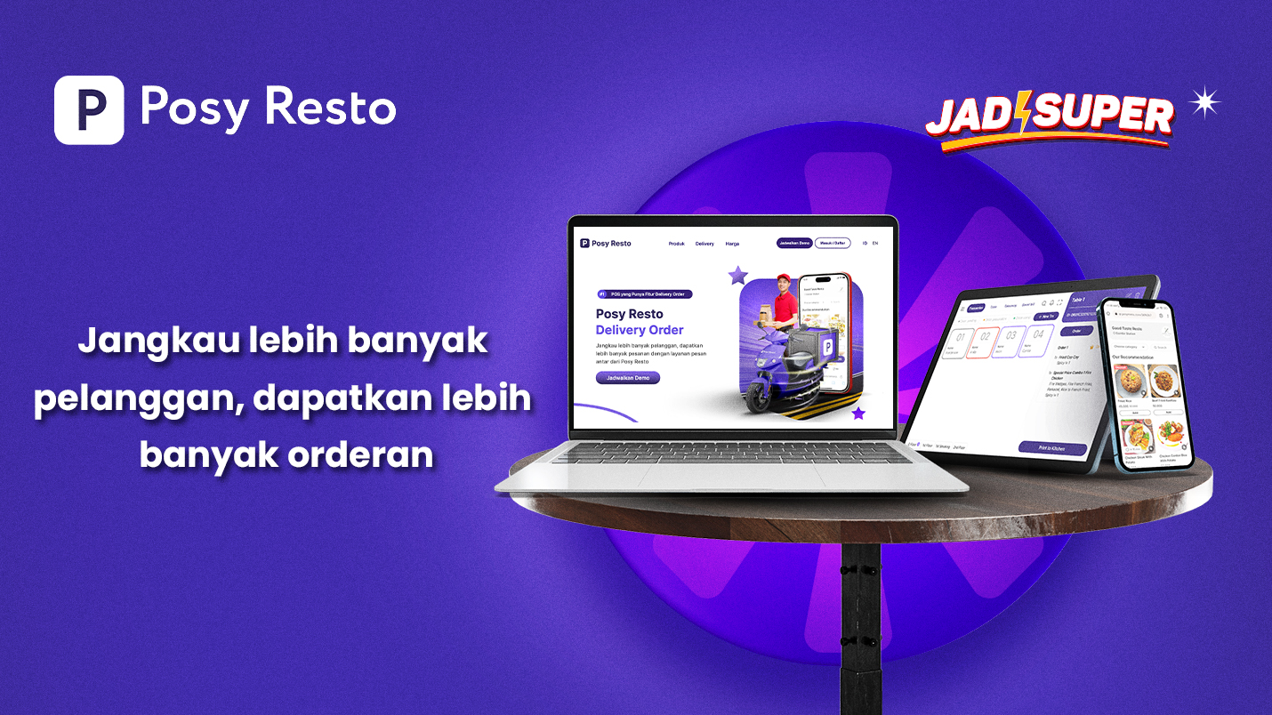 Pesan Makanan Tanpa Aplikasi: PVG Hubungkan Merchant dan Pelanggan Melalui Fitur Baru Delivery Order Posy Resto