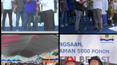 Refleksi Akhir Tahun Kadin Kabupaten Bekasi Gelar Seminar Kebangsaan,Bazar UMKM dan Penanaman 5000 Pohon di Pasar tradisional Kobaklompong