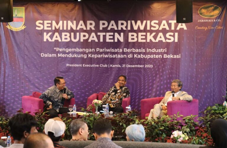 Seminar Pariwisata Kabupaten Bekasi  Pj Bupati Bekasi : Tahun 2024 Promosi Wisata Industri akan Digencarkan