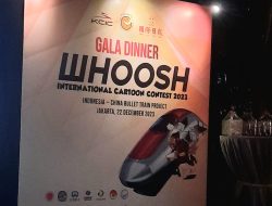 Gala Dinner Whoosh International Cartoon Contest 2023 dalam Proyek Kereta Cepat “Whoosh” Jakarta-Bandung