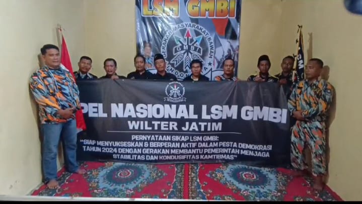 Apel Nasional LSM GMBI WILTER JATIM menuju Pemilu Dami 2024 adalah Langkah Nyata Konsep Bela Negara