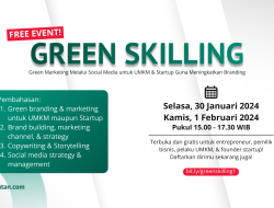 Webinar Digital Marketing GRATIS, LindungiHutan Bagikan Cara Manfaatkan Trend Green Marketing dan Green Branding