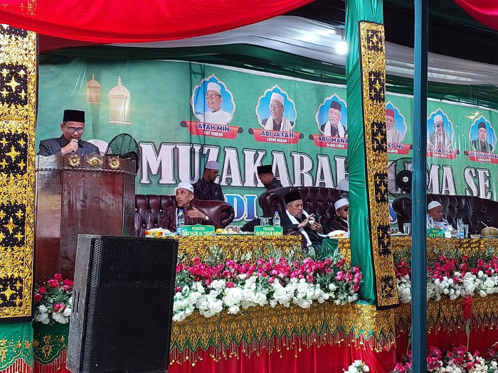 PJ Bupati Aceh Timur Ir. Mahyuddin, M.Si Buka Acara Muzakarah Ulama Se-Aceh Ke-XII Di Dayah Bustanul Huda