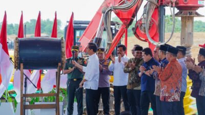 Presiden Jokowi dan Menag Ground Breaking Pembangunan Masjid Negara di IKN